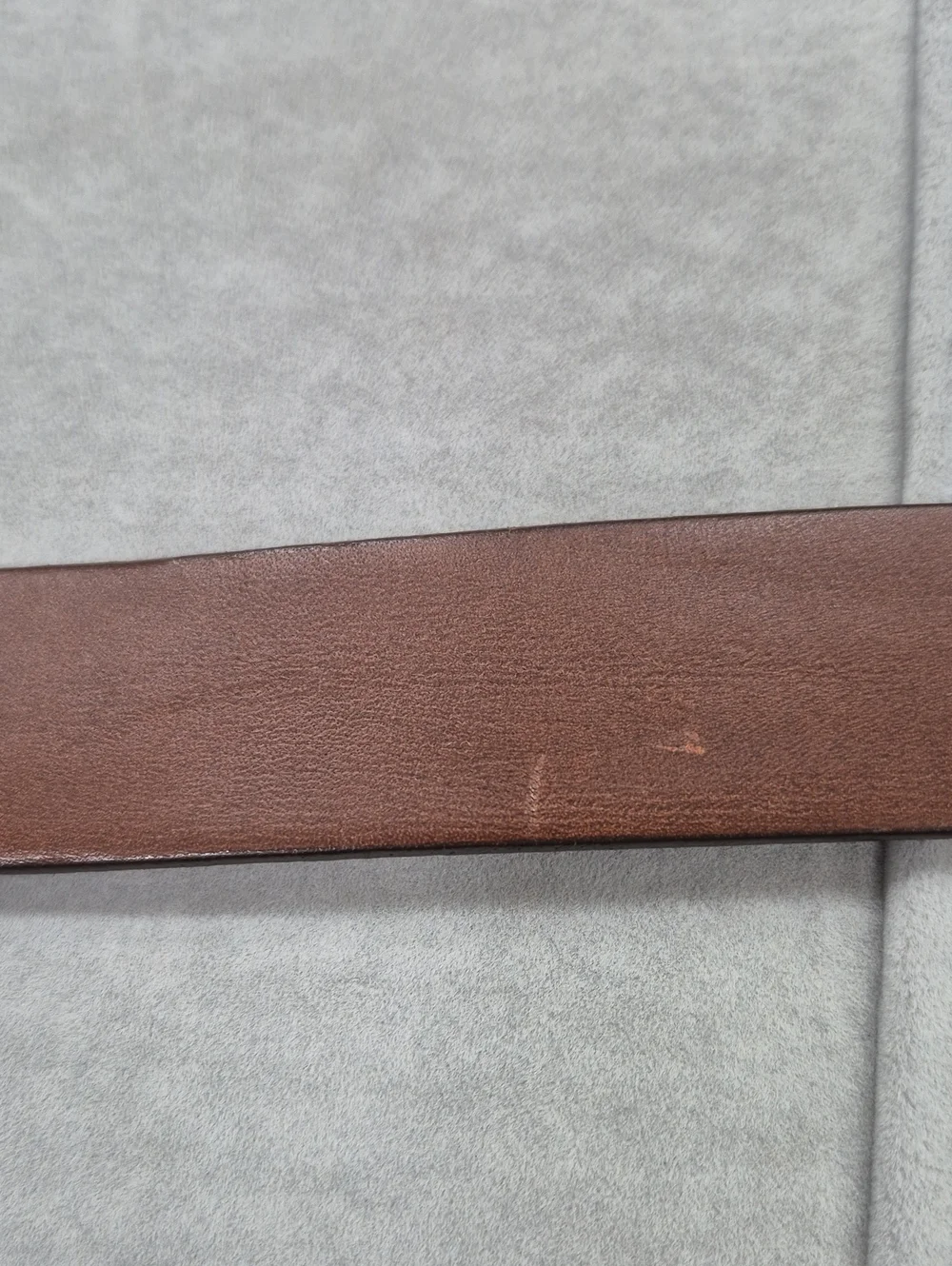 J Crew belt women's small brown Italian leather gold rounded buckle made in USA - Picture 13 of 14